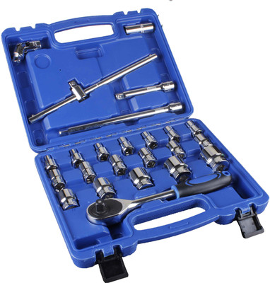 Asraw 1/2" Square Drive 24pcs Socket Set Socket Set(Pack of 24)