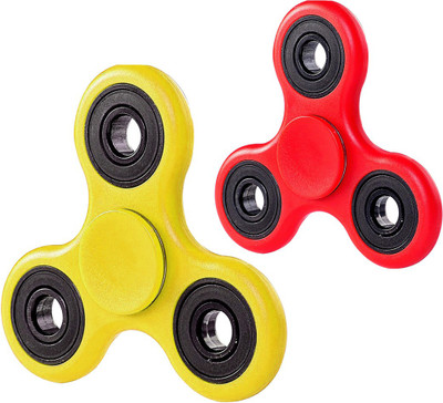 

ifrazon Fidget high quality Hand Spinner, Ultra Fast Metal Bearings Yellow And Red (2 Pieces)(Yellow, Red)