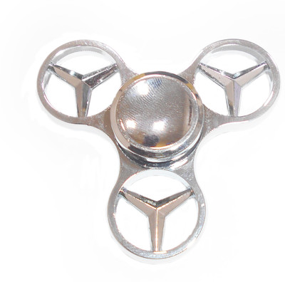 

Spacerail Full Shining Chrome Merdeez-Benz Hand Fidget Spinner Toy(Silver)