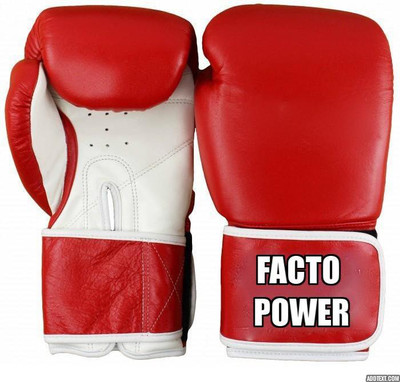 

FACTO POWER RED AND WHITE COLOR , IN PU MATERIAL , BOXING GLOVES (12 OZ) Boxing Gloves (Men, Red, White)
