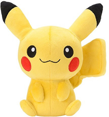 

Aparnas cute looking pikachu for playing kids decoration or birthday gift (shape of eyes can vary) - 18 cm(Multicolor)