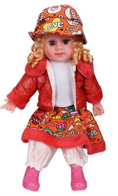 

Toyvala Musical Doll Sings Different Poems for your cute little dolls . - 53 cm(Multicolor)