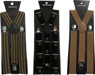 

Atyourdoor Y- Back Suspenders for Men(Multicolor)