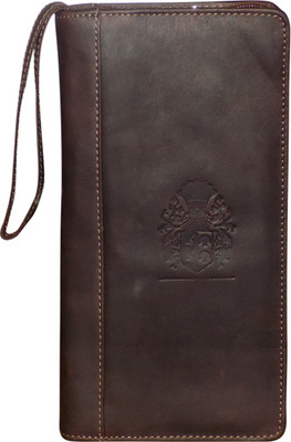 

Style 98 Girls Brown Genuine Leather Wrist Wallet(8 Card Slots)