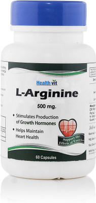 

HealthVit L-Arginine 500 mg 60 Capsules(60 No)