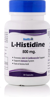 HealthVit L- Histidine 500mg 60 Capsules(60 No)