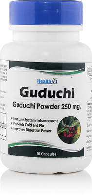 

HealthVit Guduchi Powder 250 mg 60 Capsules(60 No)