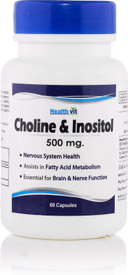 

HealthVit Choline & Inositol 500 Mg 60 Capsules(60 No)
