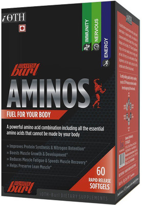 

iOTH Burl Aminos : Constitutes 9 essential Amino acids - 60 softgels(60 No)
