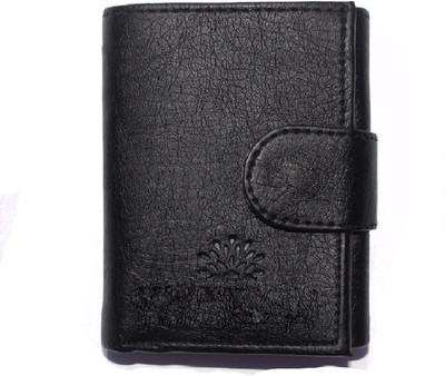 

Coovs Men Black Genuine Leather Wallet(5 Card Slots)