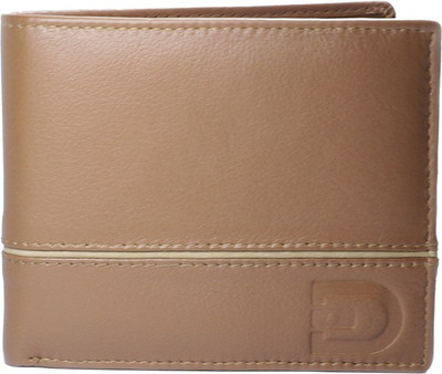 

Batuaa Men Beige, Brown Genuine Leather Wallet(8 Card Slots), Black