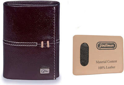 

Gentleman Girls Brown Genuine Leather Wallet(7 Card Slots)