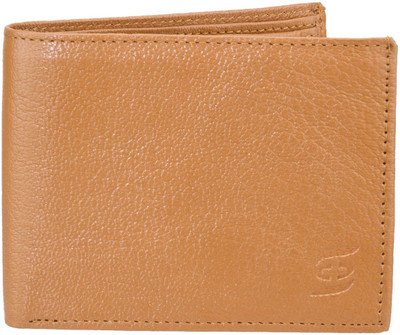 

Swiss Design Men Tan Genuine Leather Wallet(6 Card Slots)
