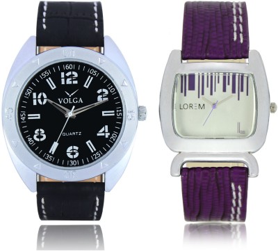 LOREM VL31LR207 New Latest Stylish Designer Leather Belt Attractive Different Combo Watch  - For Men & Women   Watches  (LOREM)