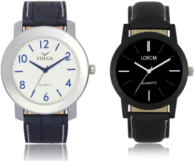 LOREM VL11LR05 New Latest Stylish Designer Leather Belt Attractive Different Combo Watch  - For Men   Watches  (LOREM)