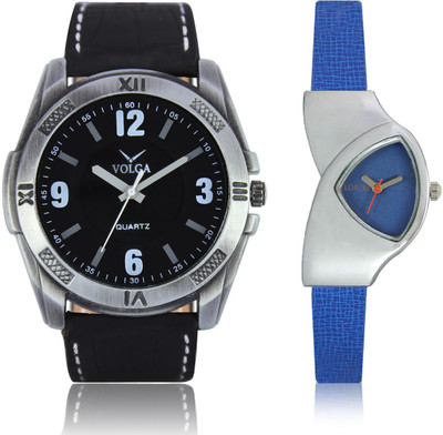 

LOREM VL34LR208 New Latest Stylish Designer Leather Belt Attractive Different Combo Watch - For Men & Women