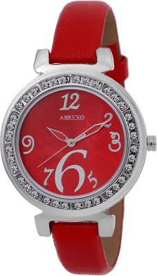 Abrexo Abx-5018RED Urban Ladies Crystal Studded Watch  - For Women   Watches  (Abrexo)