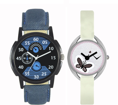 SRK ENTERPRISE Couple Wrist Watch With Stylish And Designer Printed Dial Fast Selling L_V015 Watch  - For Men & Women   Watches  (SRK ENTERPRISE)