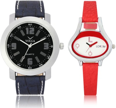 LOREM VL30LR206 New Latest Stylish Designer Leather Belt Attractive Different Combo Watch  - For Men & Women   Watches  (LOREM)