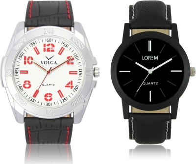 LOREM VL29LR05 New Latest Stylish Designer Leather Belt Attractive Different Combo Watch  - For Men   Watches  (LOREM)