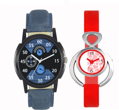 SRK ENTERPRISE Couple Wrist Watch With Stylish And Designer Printed Dial Fast Selling L_V019 Watch  - For Men & Women   Watches  (SRK ENTERPRISE)