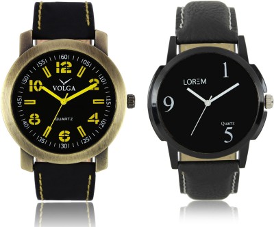 LOREM VL33LR06 New Latest Stylish Designer Leather Belt Attractive Different Combo Watch  - For Men   Watches  (LOREM)