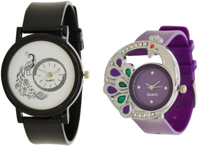 vk sales Black And Purple Color Watch  - For Women   Watches  (vk sales)