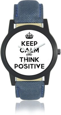 Rage Enterprise Blue Belt Keep Calm And Think Positive analogue Watch-For Men And Boys Analog Watch  - For Boys   Watches  (Rage Enterprise)