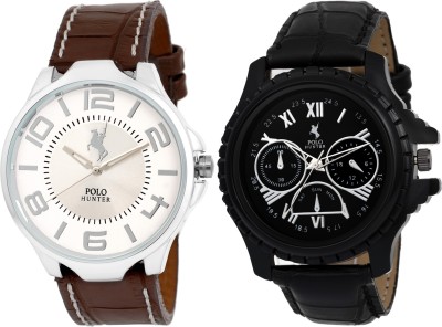 POLO HUNTER Ph-51sl st-21 Amazing Combo Of 2 Elegant Watch  - For Men   Watches  (Polo Hunter)