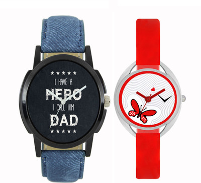 View SRK ENTERPRISE Couple Wrist Watch With Stylish And Designer Printed Dial Fast Selling L_V064 Watch  - For Men & Women Wrist Watches Price Online(SRK ENTERPRISE)