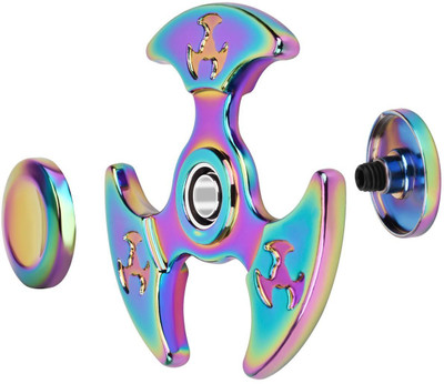 

VibeX ™ BioHazard Quality Fidget Spinner High Speed Aluminum Alloy Tri-Spinner Fidget Toy(Multicolor)