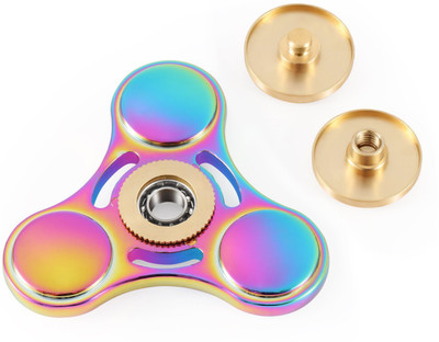 

VibeX ™ Fidget Spinner Toy - Precision Metal Hand Spinner EDC ADHD Focus Anxiety Stress Relief Boredom Killing Time Toys(Multicolor)