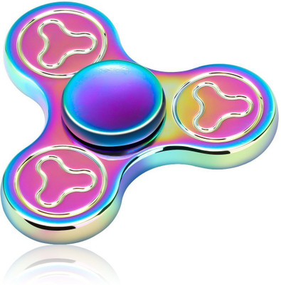

VibeX ™ Hand Spinner Fidget EDC Tri-Spinner Toy ADHD Focus Toys High Speed 2-4 Min Spins(Multicolor)