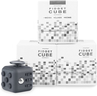 

VibeX ® Dice Stress Reliever Fidget Cube(Black)