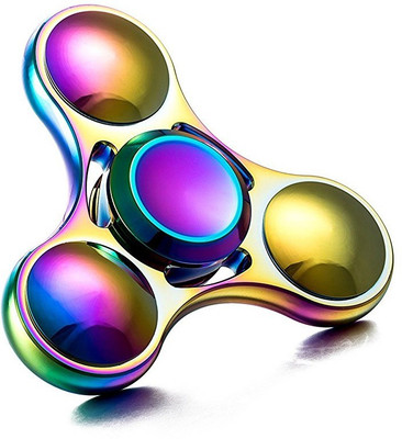 

VibeX ™ Rainbow Style streamlined and elegant shape Hand Spinner Fidget Toy for Children and Adults(Multicolor)