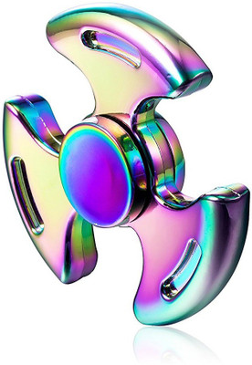 

VibeX Ninja Curved Fidget Spinner Toy Metallic(Multicolor)
