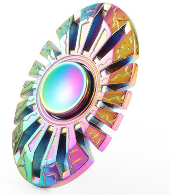 

VibeX ® Rainbow Chameleon Oval Metal EDC Fidget Spinner(Multicolor)
