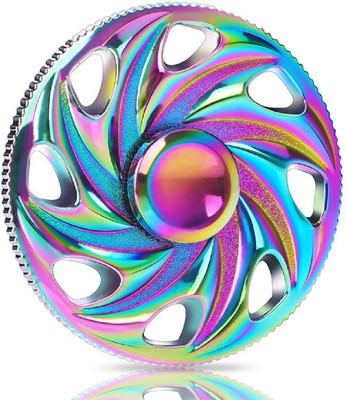

VibeX ® STRESS SPINNER Fidget Finger Dice Anti-Stress Release Toys for Children Adults(Multicolor)