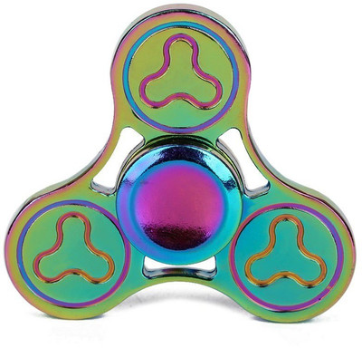 

VibeX ® Global Metal Edition Rainbow Gold Fidget Spinner(Multicolor)