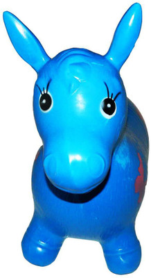 

Crack4Deal Blue Colour Hopping Horse With pump(Blue)