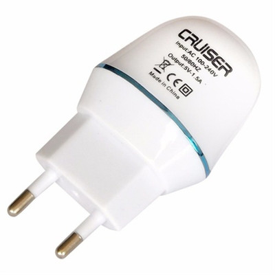 

HAYAT CRUISER HAYAT CRUISER 1.5AMP USB Mobile Charger(White)