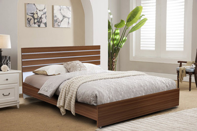 

Auspicious Home Iceland Engineered Wood King Bed(Finish Color - Teak)