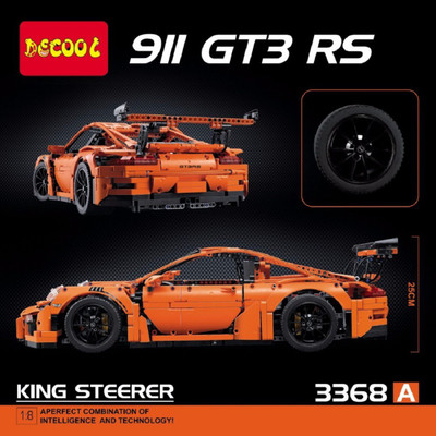 

Montez Decool 911 GT3 RS King Steerer 2728pcs Block Building Car(Multicolor)