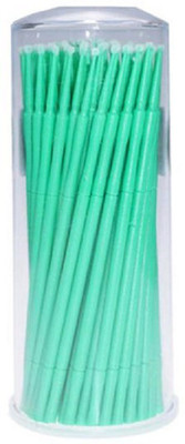 

NESA 100Pcs/Pack Hot Lint Disposable Micro Makeup brushes Eyelash Extension Tools (Regular)(Pack of 100)