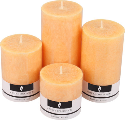 

Eccellente Frangrance Candle(Orange, Pack of 4)