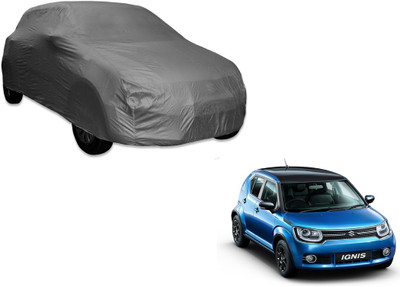 MOCKHE Car Cover For Maruti Suzuki Ignis (Without Mirror Pockets)(Grey)