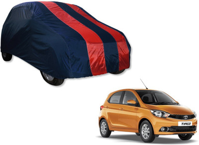 MOCKHE Car Cover For Tata Tiago (Without Mirror Pockets)(Blue, Red)