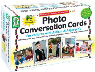 

Key Education Photo Conversation Cards for Children with Autism and Asperger(Multicolor)