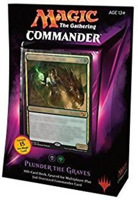

Magic: the Gathering MTG Commander 2015 Edition Magic The Gathering - Plunder The Graves Black Green Deck New Sealed(Multicolor)