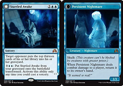 

Magic the Gathering Startled Awake Persistent Nightmare - Shadows Over Innistrad(Blue)